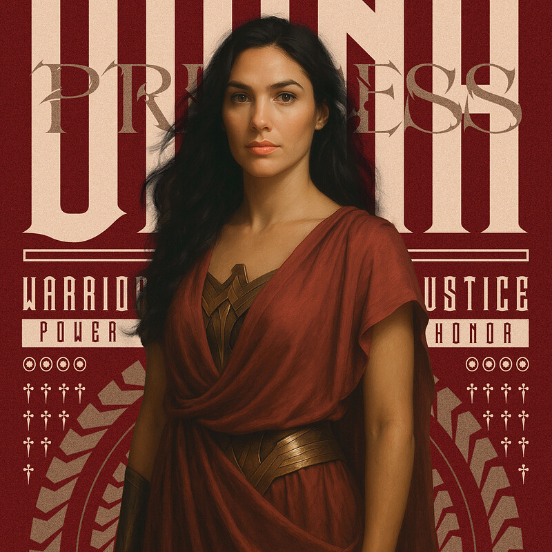 Cover - Poster Design - Wonder Woman