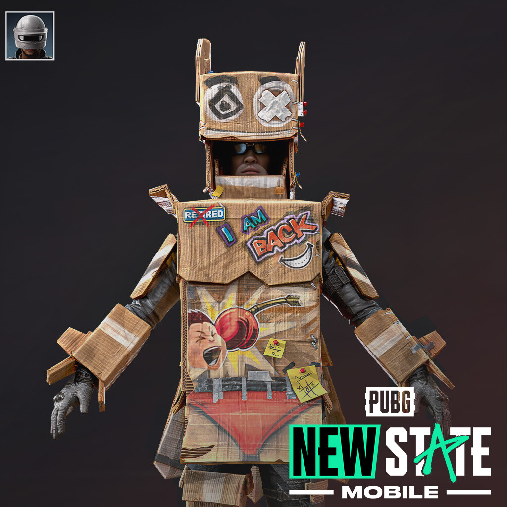 PUBG New State - BatBoxman Outfit