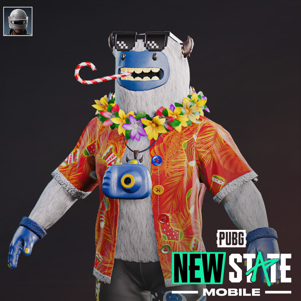 PUBG New State - Hawaiian Xmas Yeti Theme