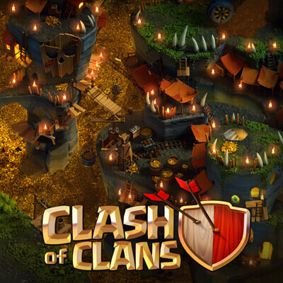 Clash of Clans - Goblin Caves Scenery