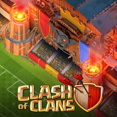 Clash of Clans - Football Scenery