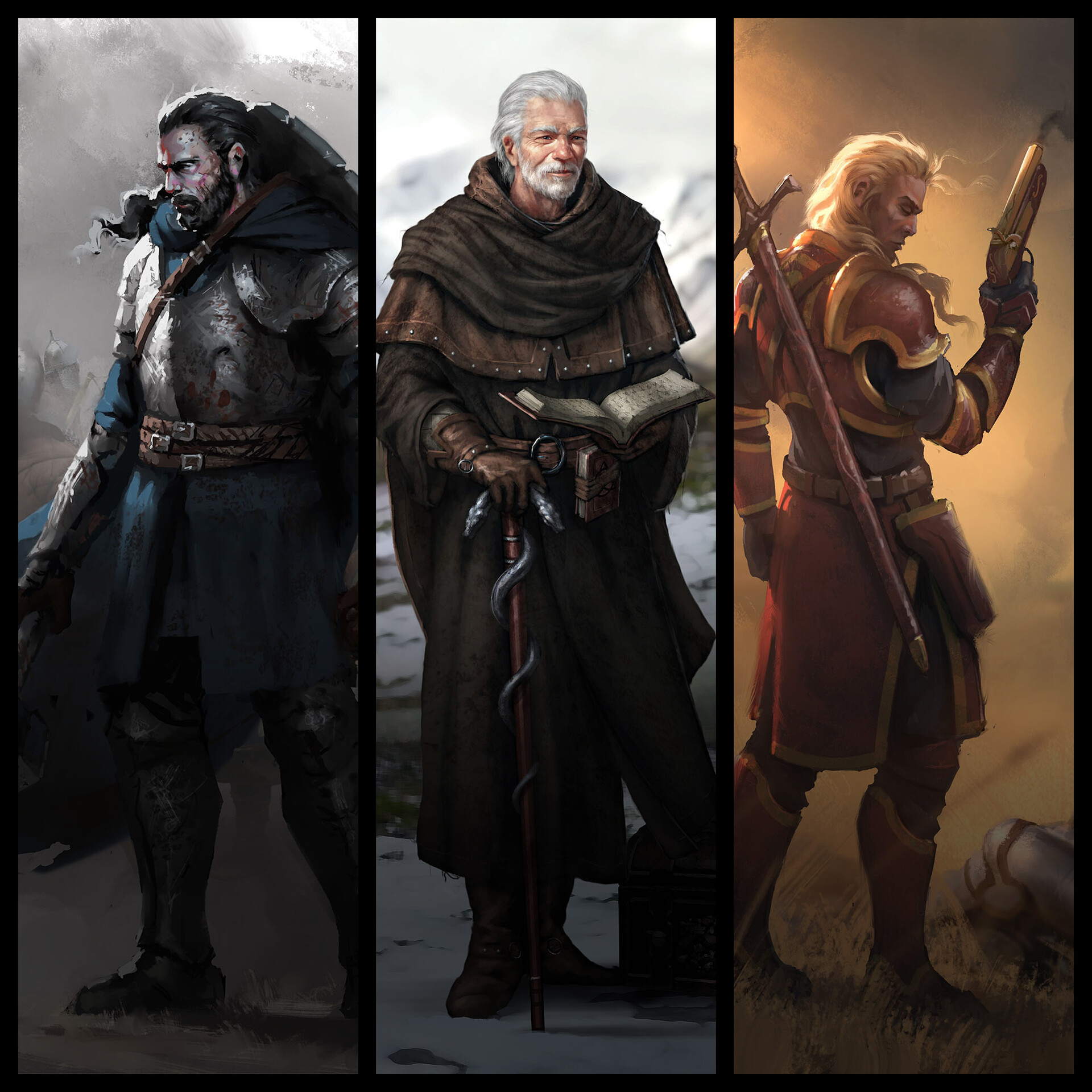 ArtStation - Viper in the Court - Character Concepts