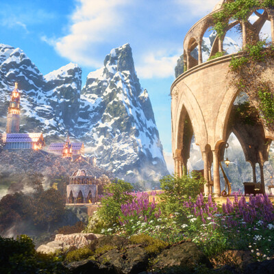 Road To Rivendell | Lord Of The Rings Environment in Unreal Engine 5
