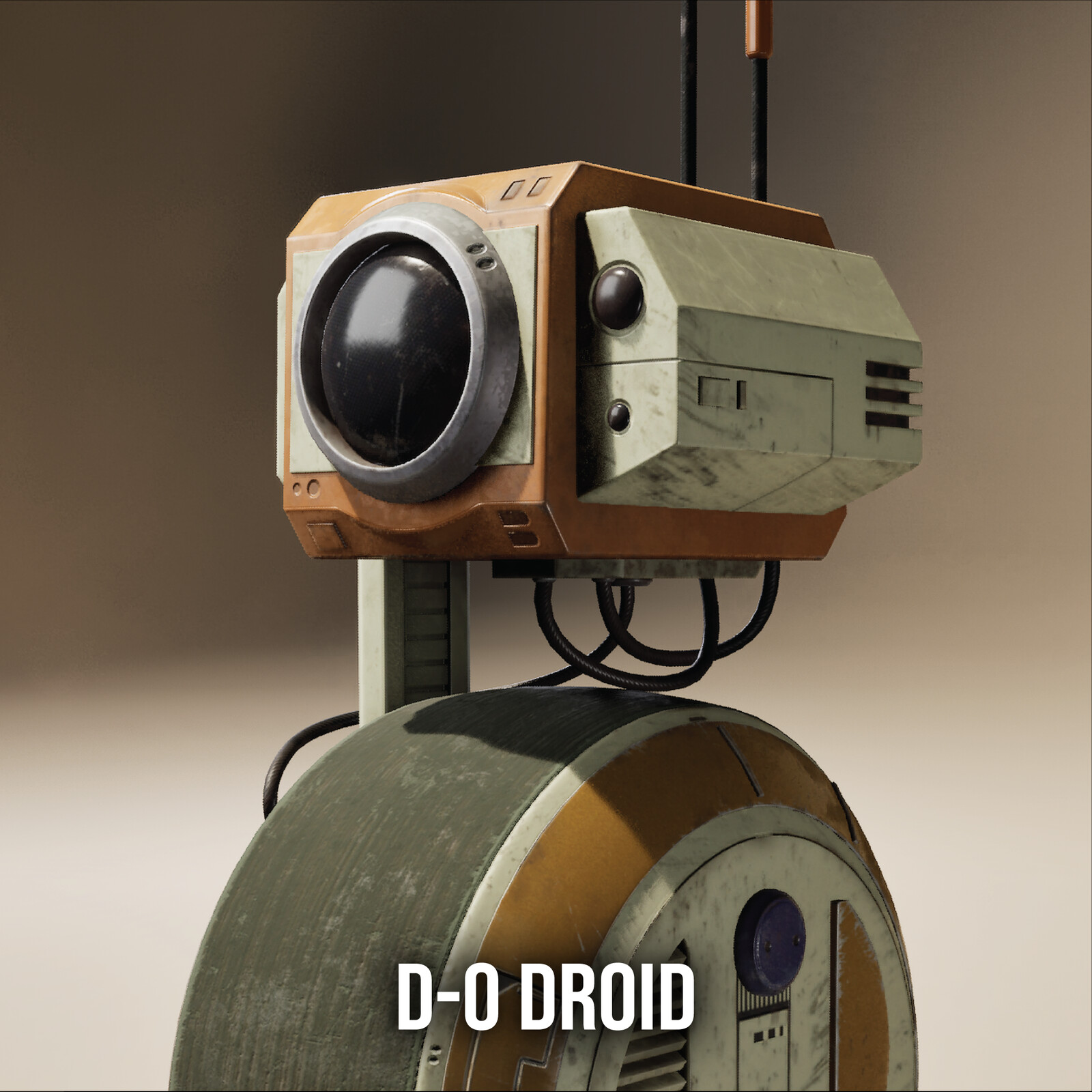 'D-0 Droid' concept by Luke Fisher