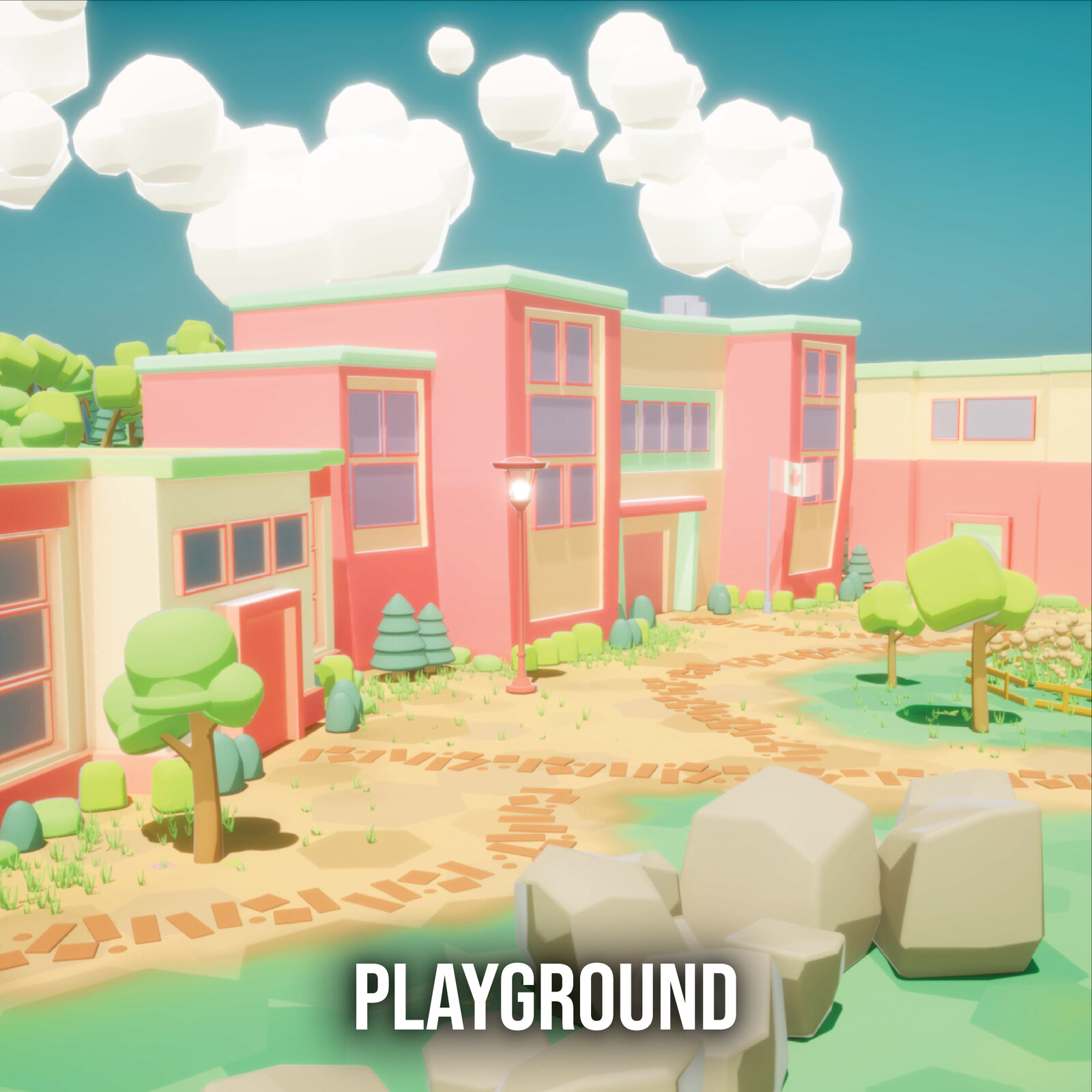 School Playground Environment for 'Peg Jam 2025