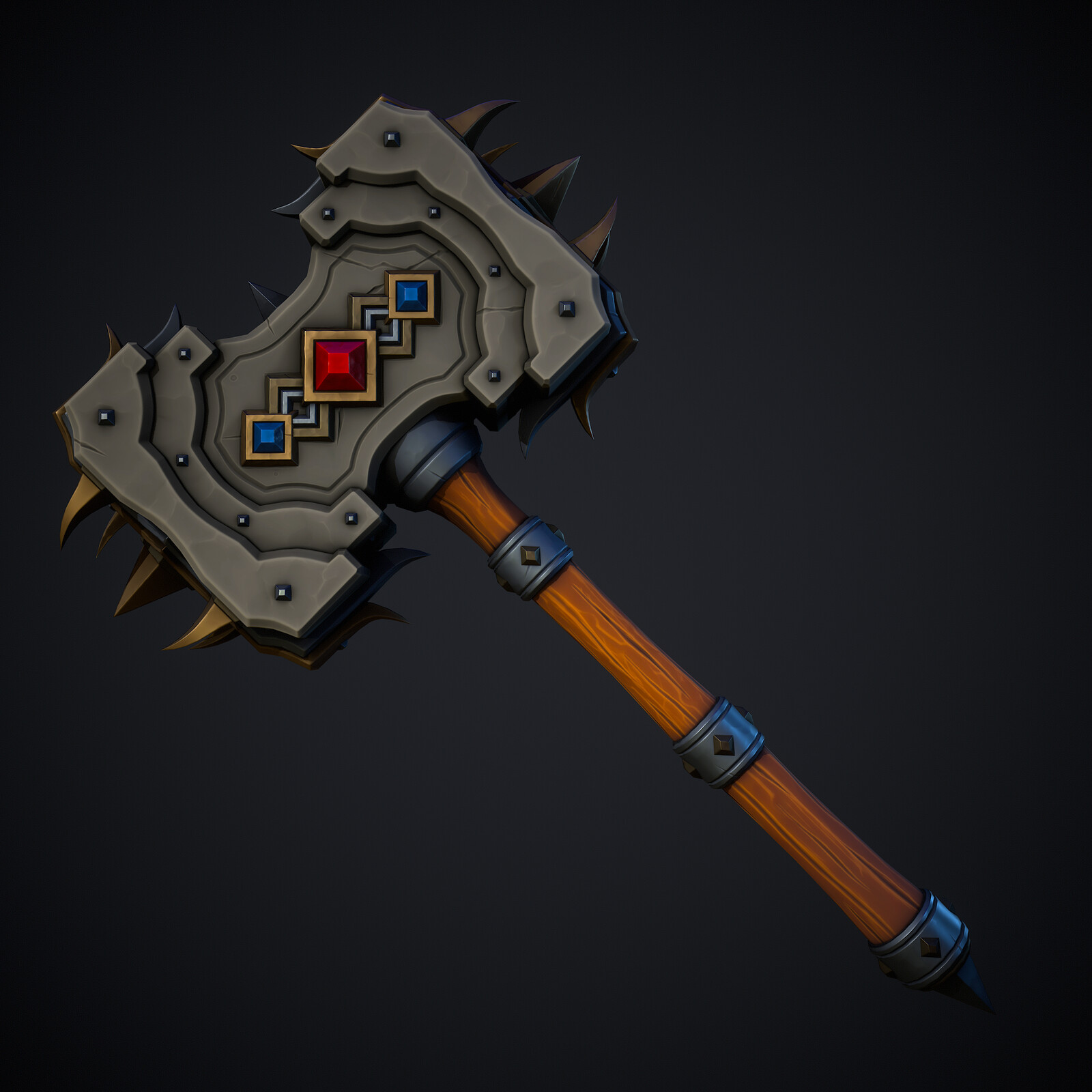 Stylized Fantasy Hammer 05