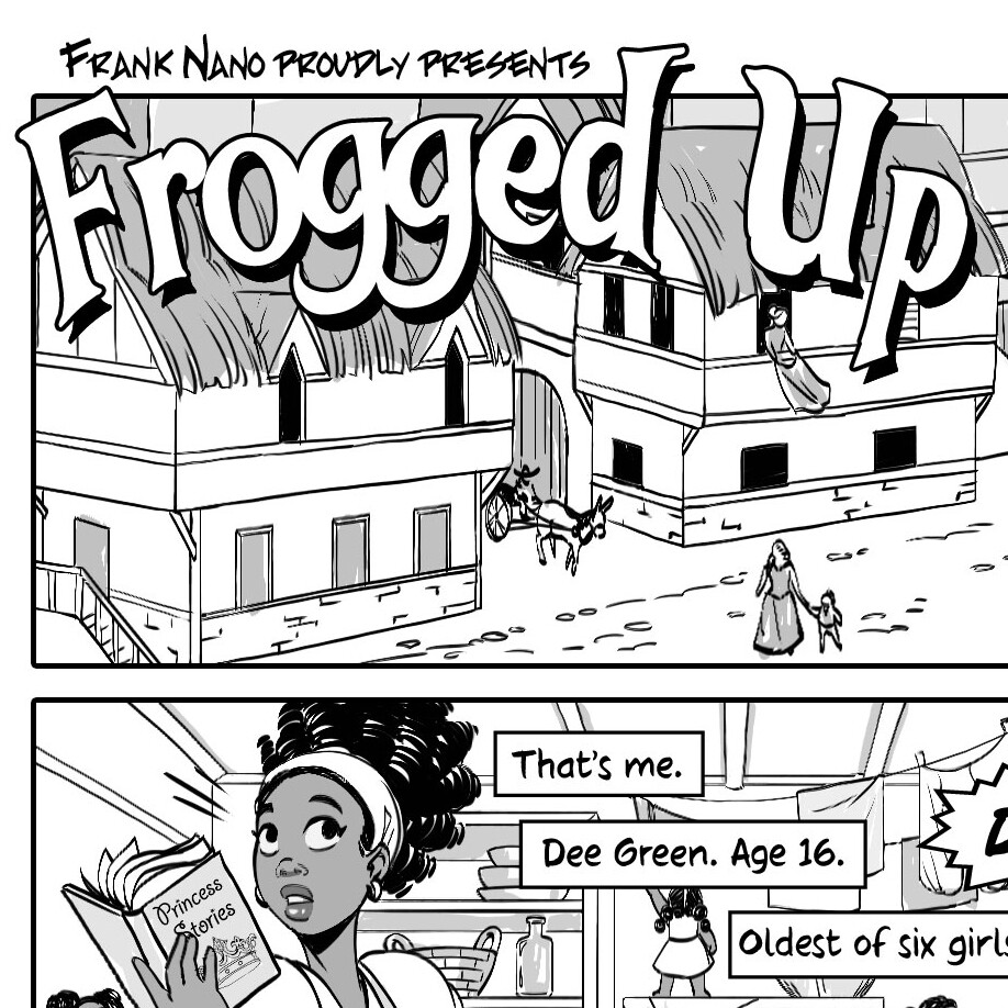 Frogged up! / Nanoland - Comic and artwork for Nanoland A novel
