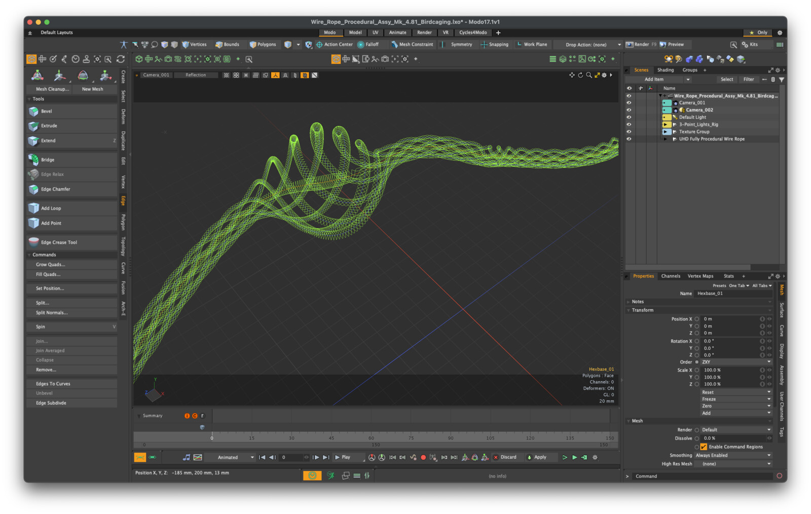 Procedural Modelling & Rigging in Technical Illustration