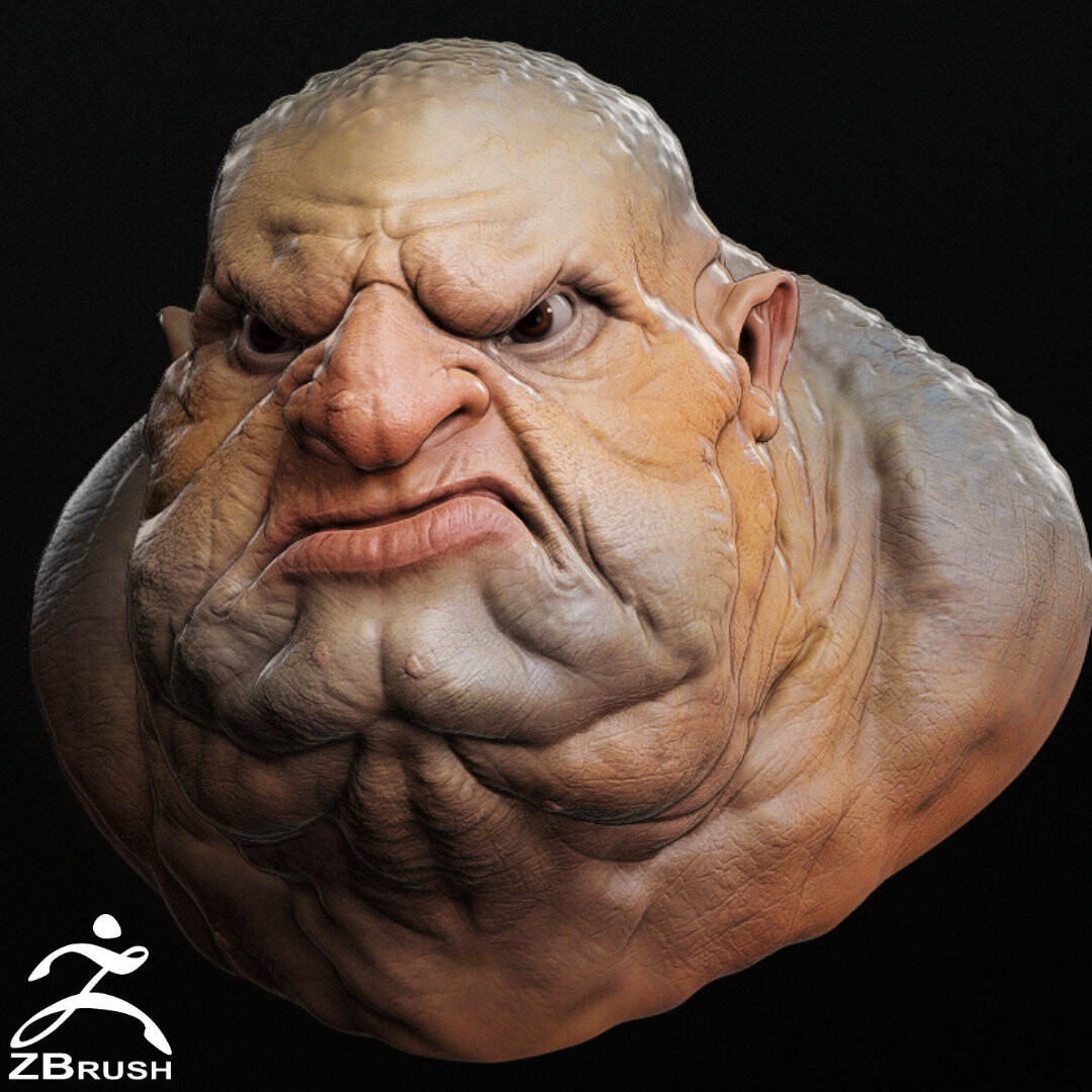ArtStation - Troll Head - Zbrush Concept Sculpt