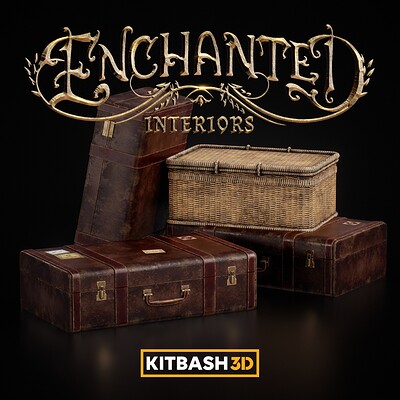 Kitbash3D: Enchanted Interior props - Unique Texturing