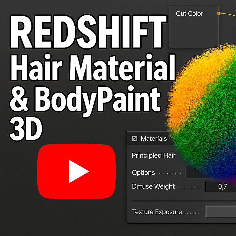 Ornatrix Cinema 4D 2025 Redshift Hair Trick You Need To See!