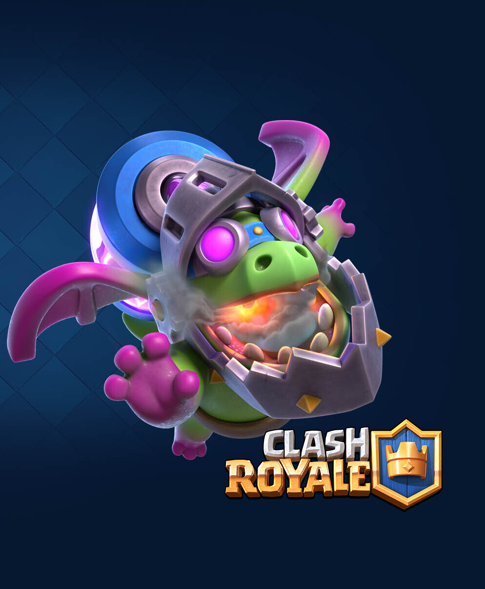 ArtStation Clash Royale Inferno Dragon EVO June Update 2025