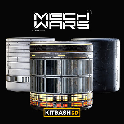 Kitbash3D: Mech Wars - Materials