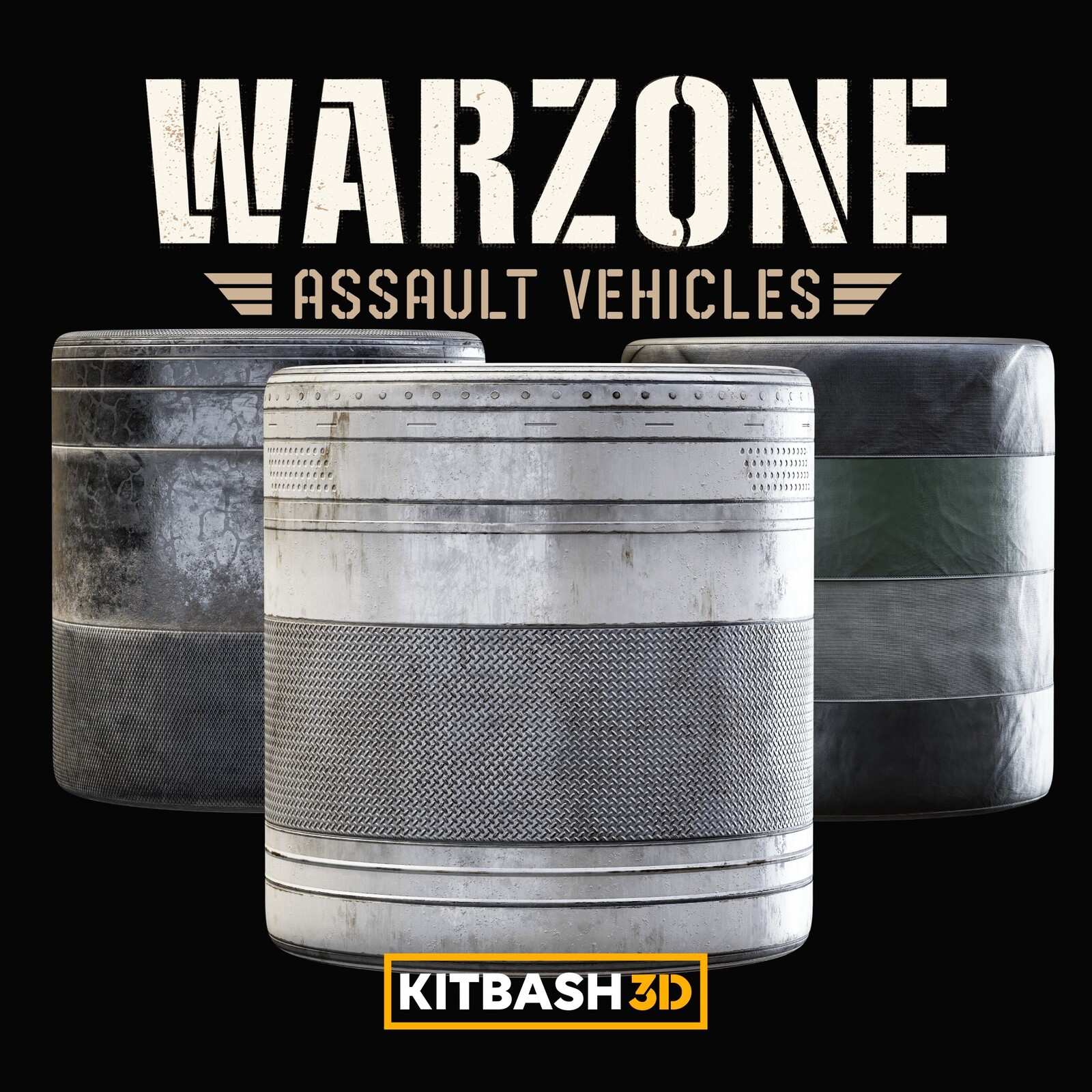 Kitbash3D: Assault Vehicles - Materials