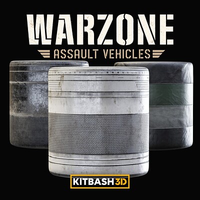 Kitbash3D: Assault Vehicles - Materials