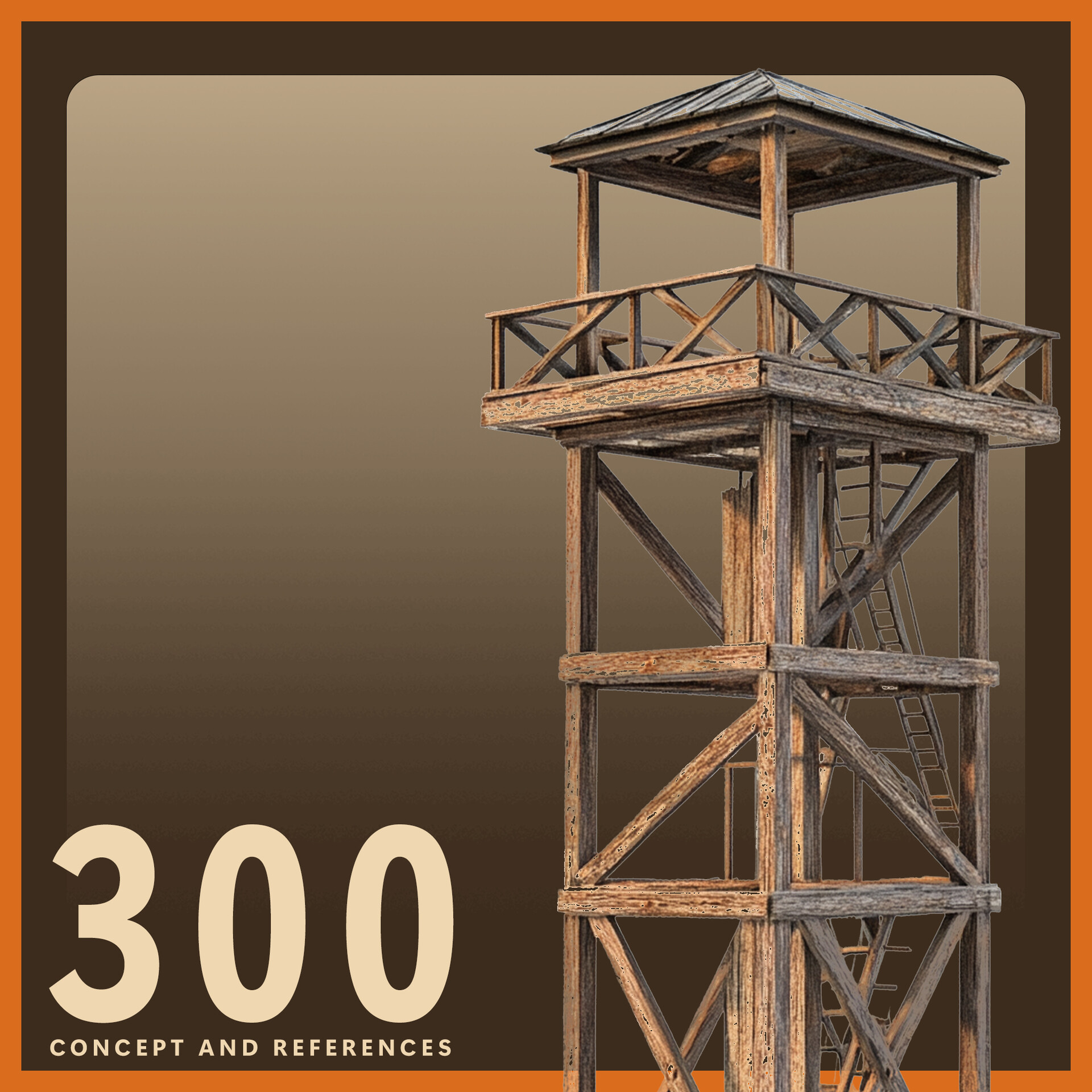ArtStation - 300 watchtower Concept and Reference
