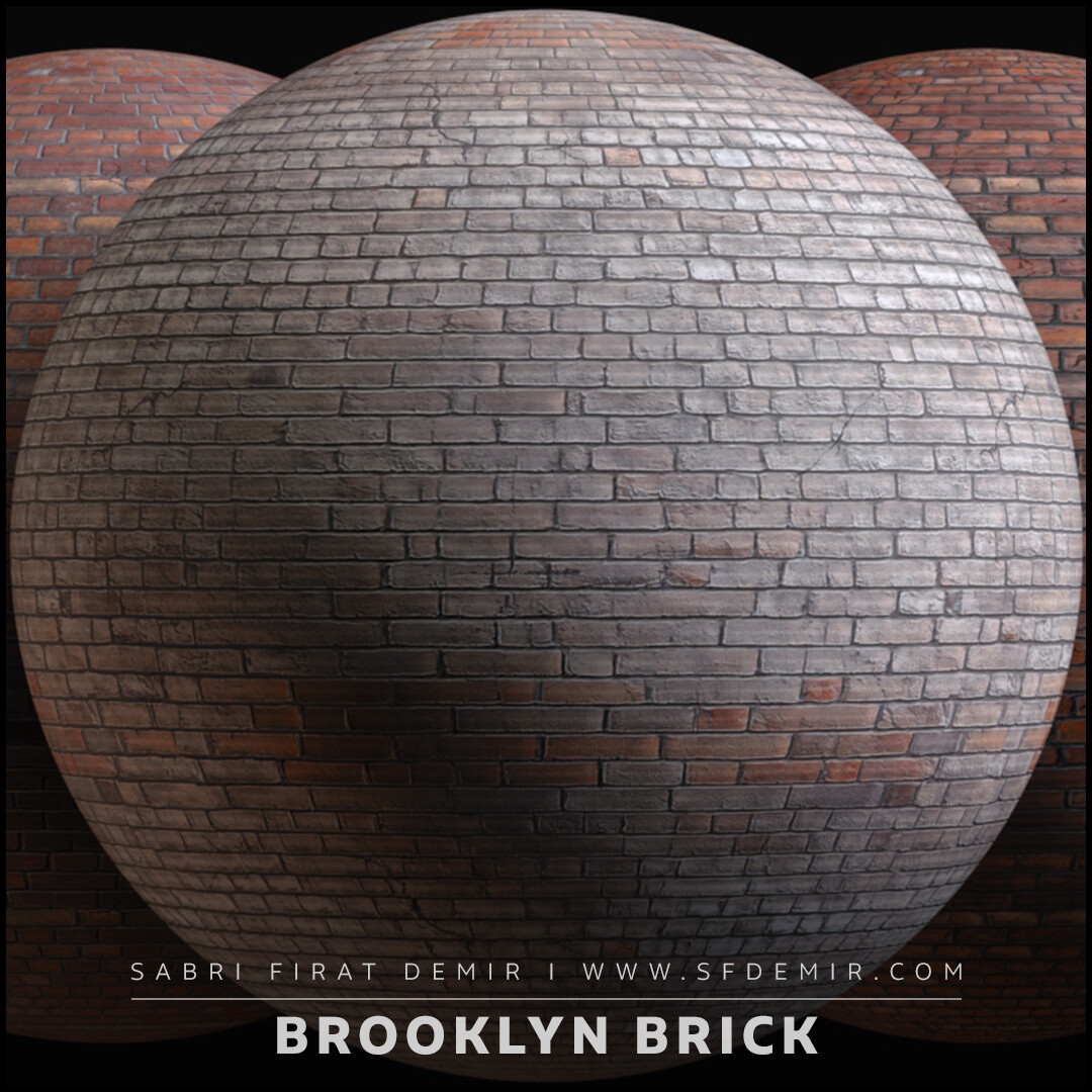 Brooklyn Brick PBR Material Pack Vol 01