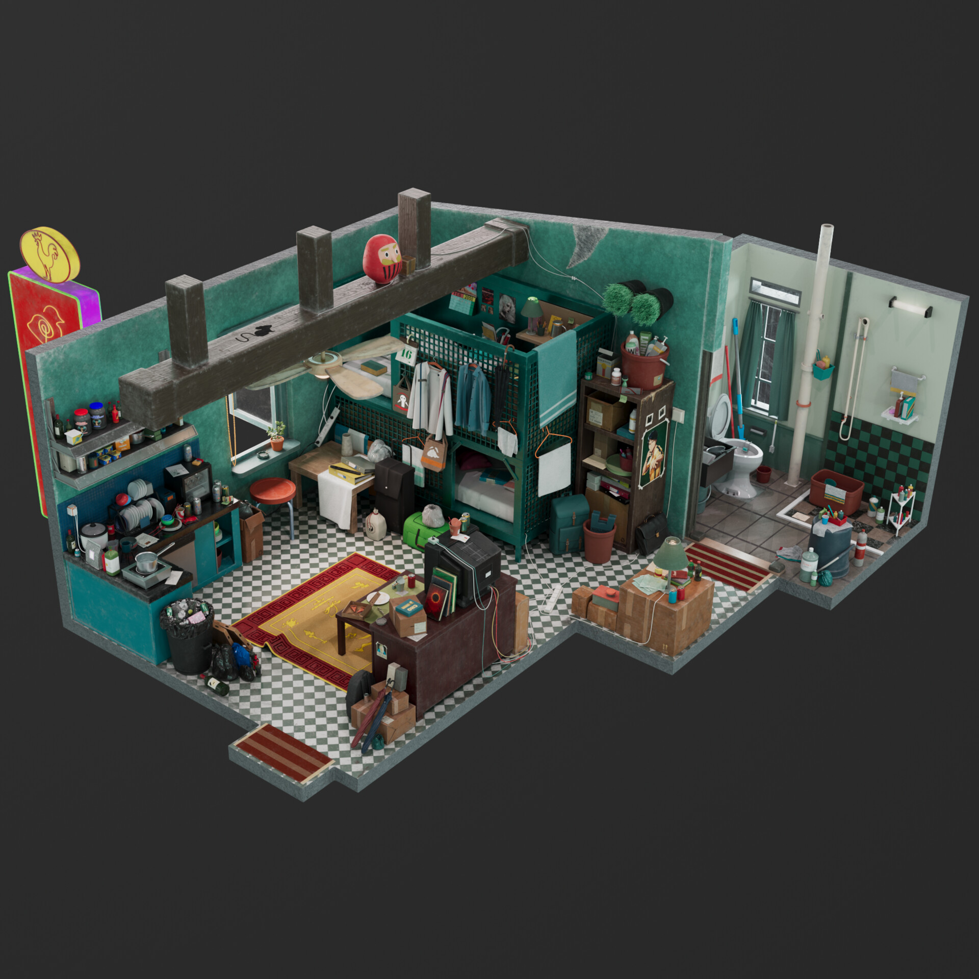 ArtStation - The Cage 3D