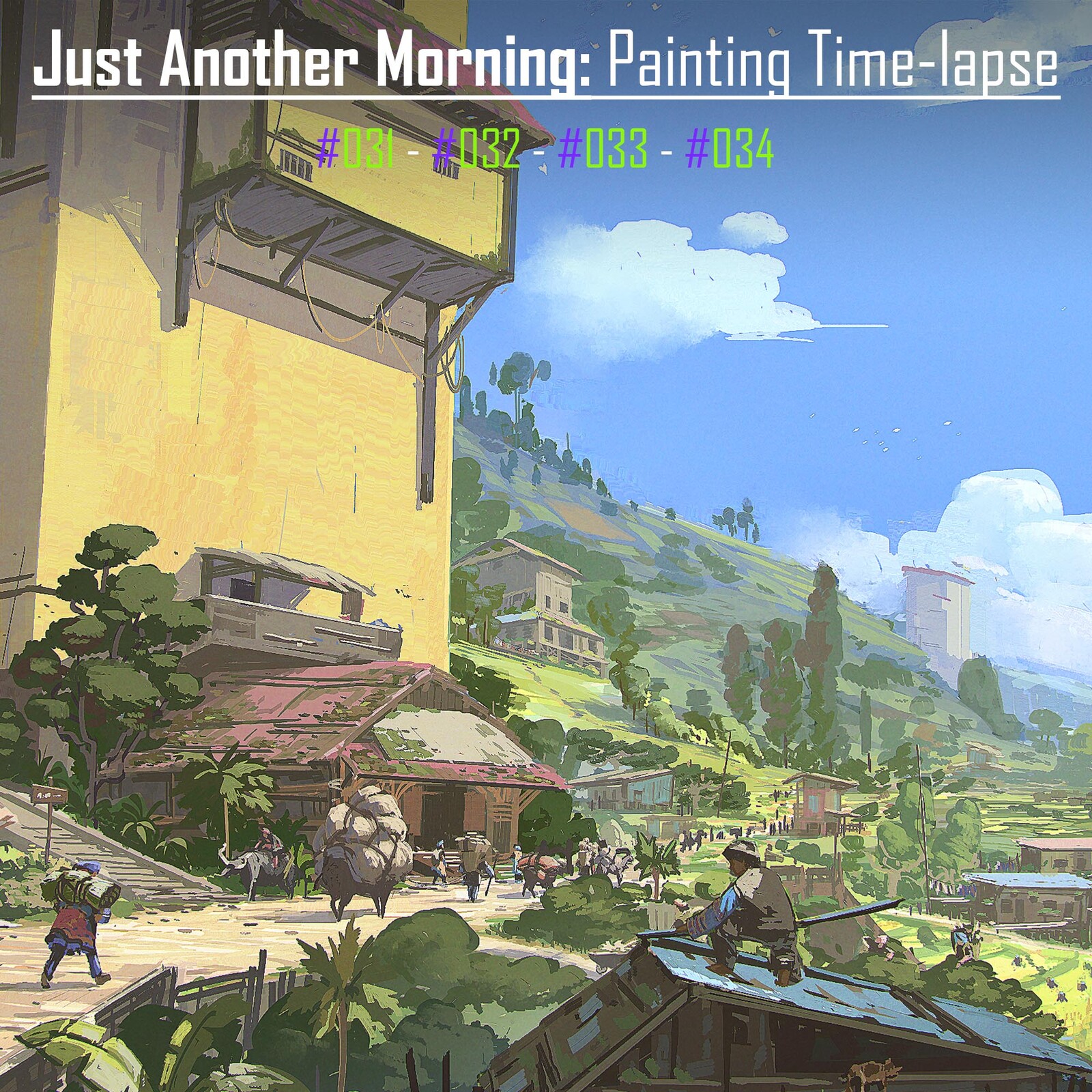Just Another Morning: Digital Painting Time-lapse 