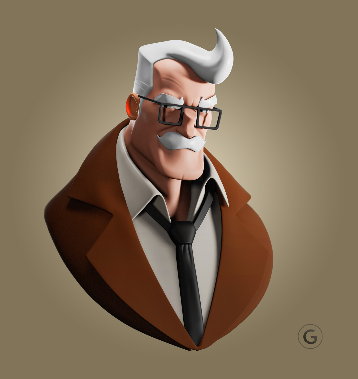 Commissioner Gordon bust