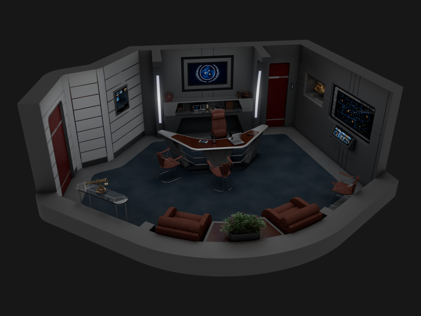 USS Cerberus - Deck 01: Ready Room