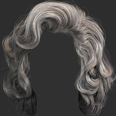 Marilyn Monroe - Realtime Hair cards - Game ready Hairstyle - Unreal engine 5