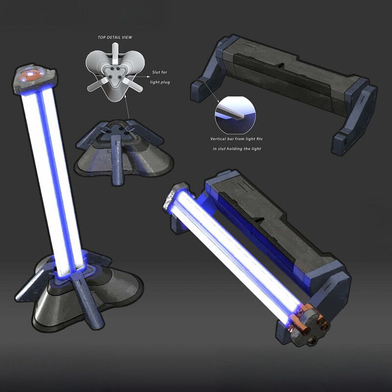 Journey to Foundation: Empire Portable Work Light Concept