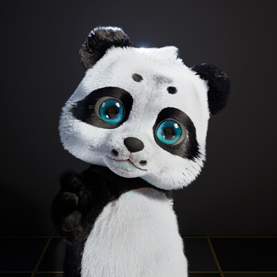 UE5 Panda Groom Setup With Physics