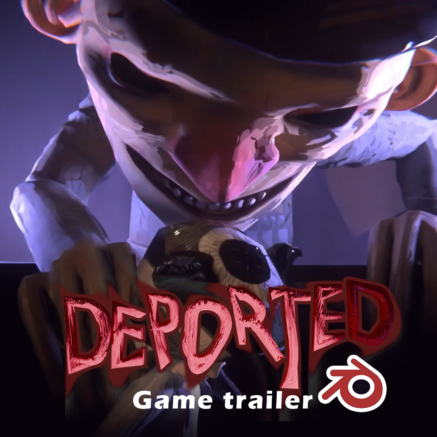 Deported (game trailer) blender 2.5D