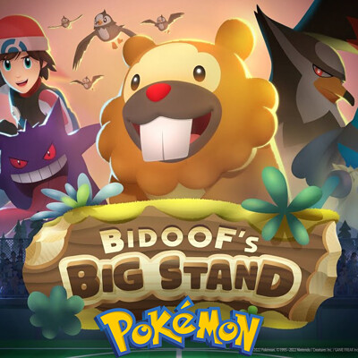 Pokemon: Bidoof´s Big Stand - Freelance 3D Environment modeling and surfacing