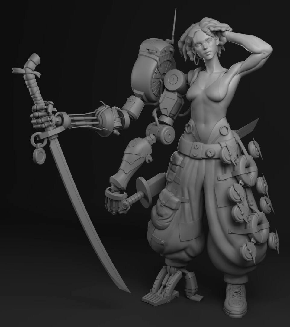 Drone and Swords