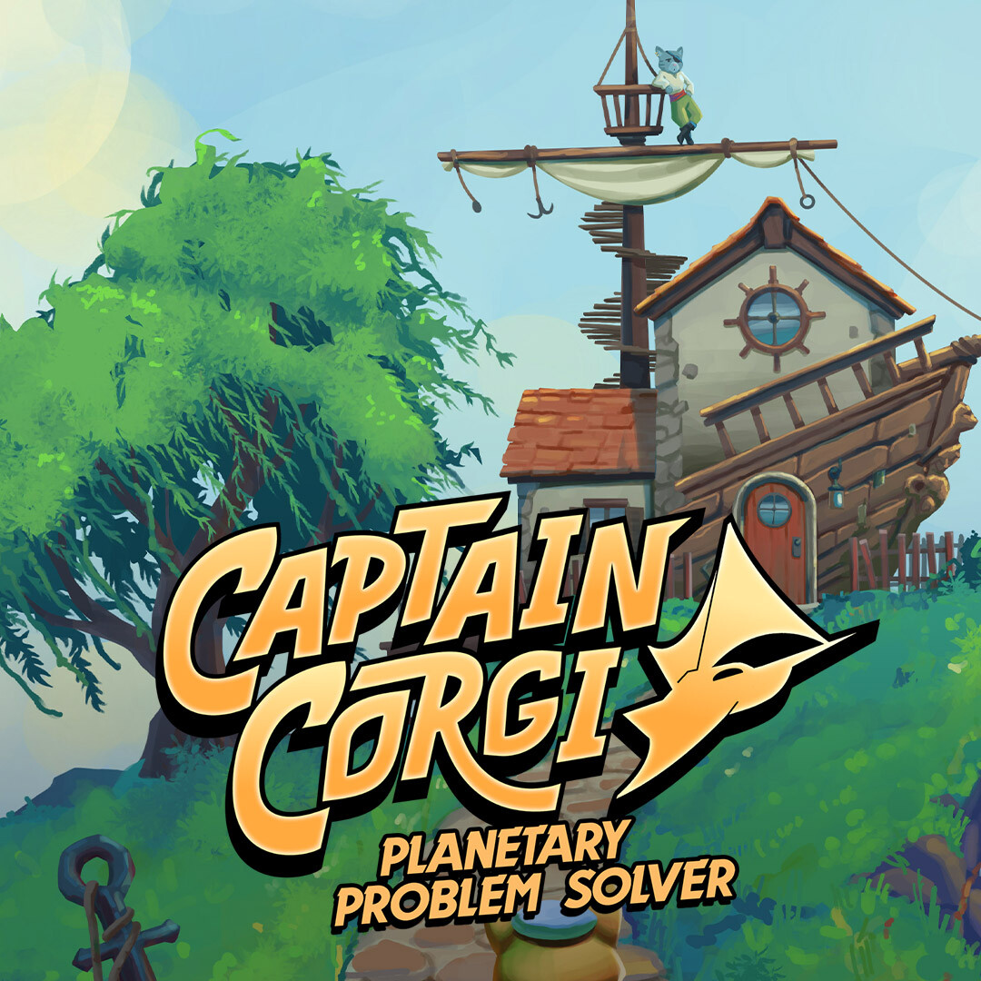 Captain Corgi: Planetary Problem Solver - Captain Harlick's House Environment Concept Art