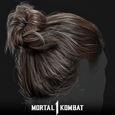 Scorpion - Hair - Mortal Kombat 1