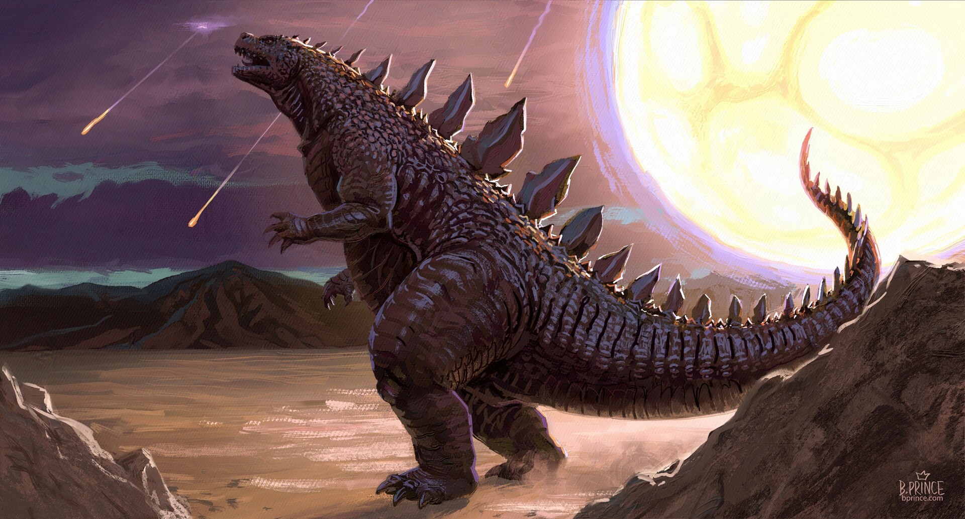 Godzilla Fan Art "Noon at Dawn"