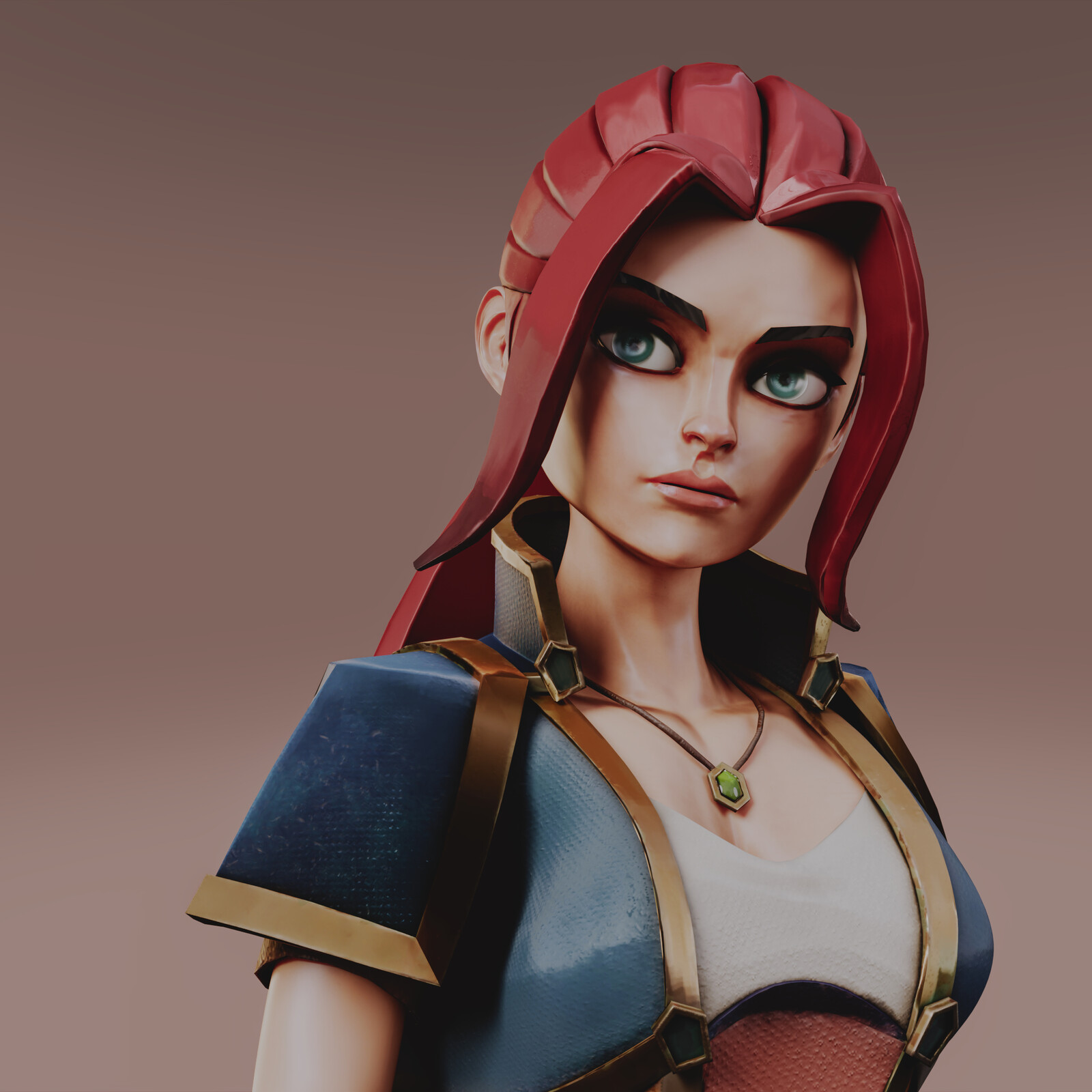 Stylized female character