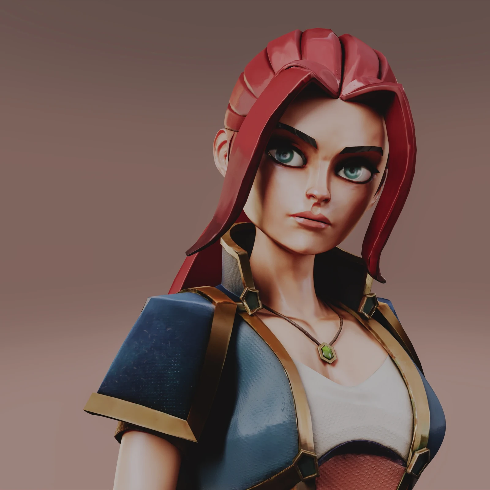Stylized female character