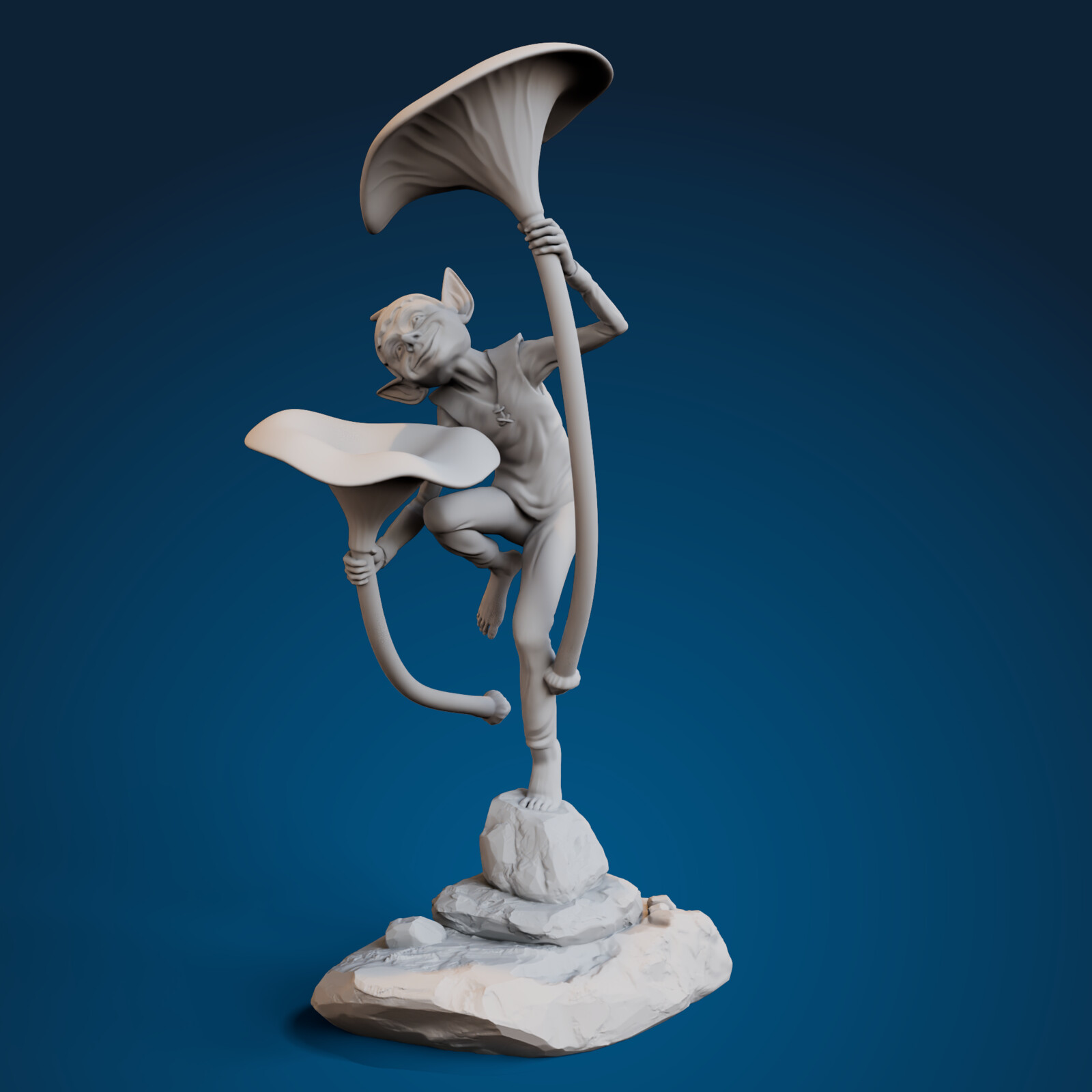 Elf Fountain Miniature