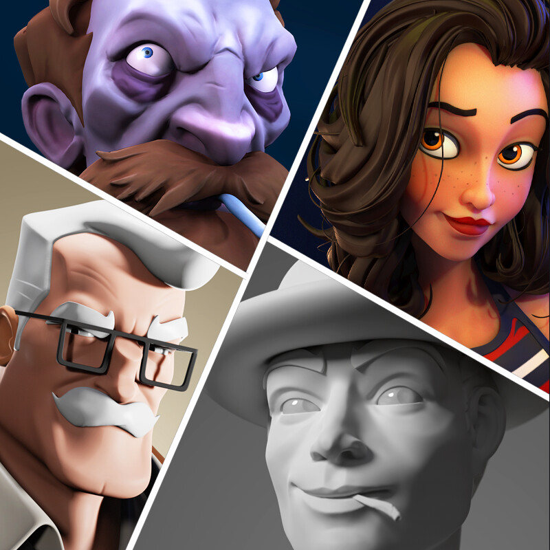 Stylized busts volume 1