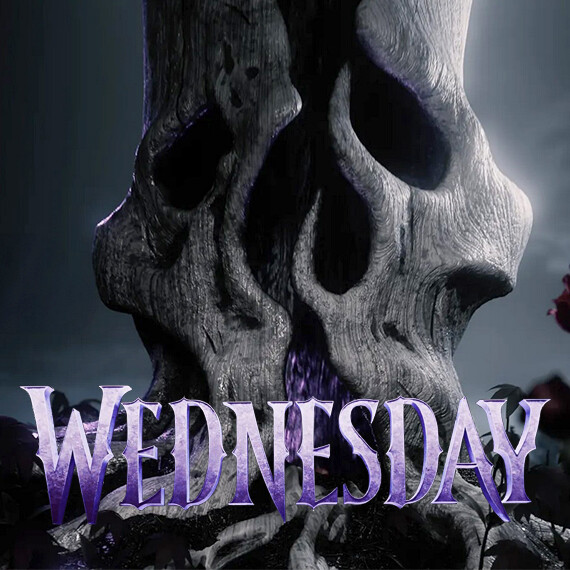 Tree in Wednesday season 2 TV show intro title sequence