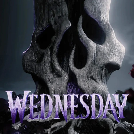 Tree in Wednesday season 2 TV show intro title sequence