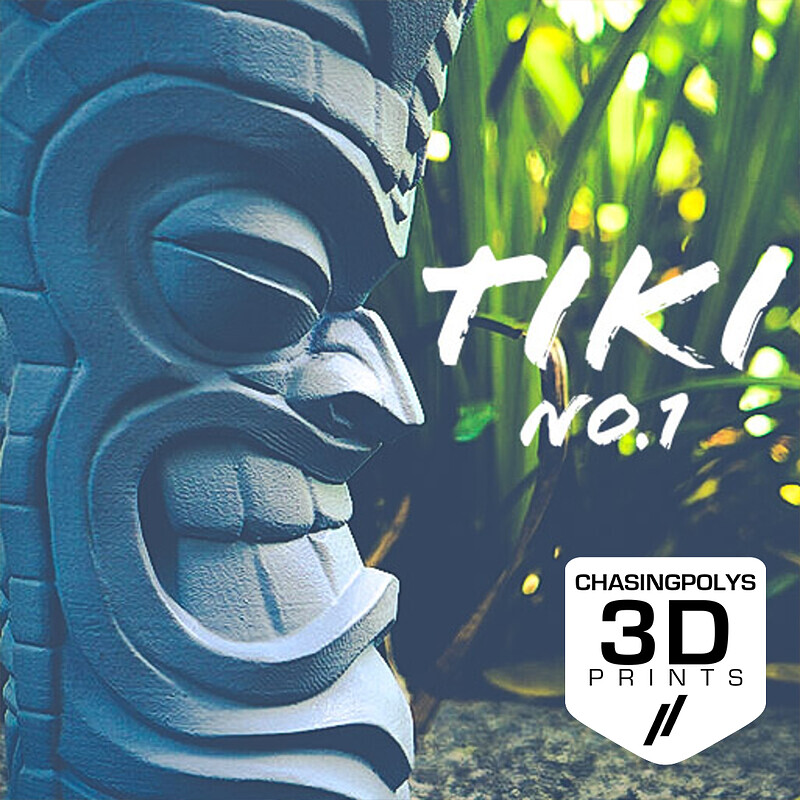 Tiki No.1 - 3d print and Sculpt