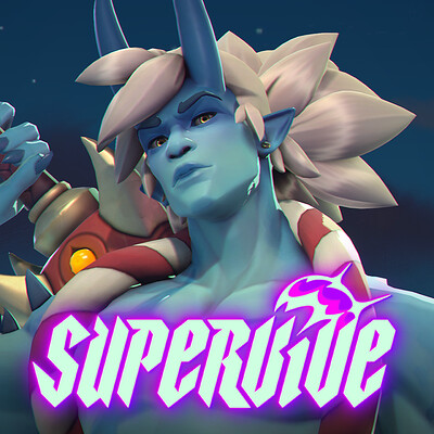 SUPERVIVE - BRALL - ONI WARRIOR (EPIC SKIN)