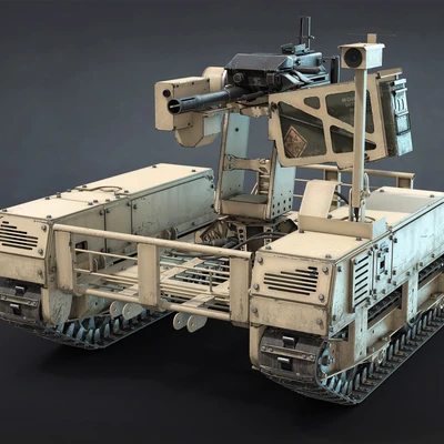 Termit UGV with Mk19 Grenade Launcher