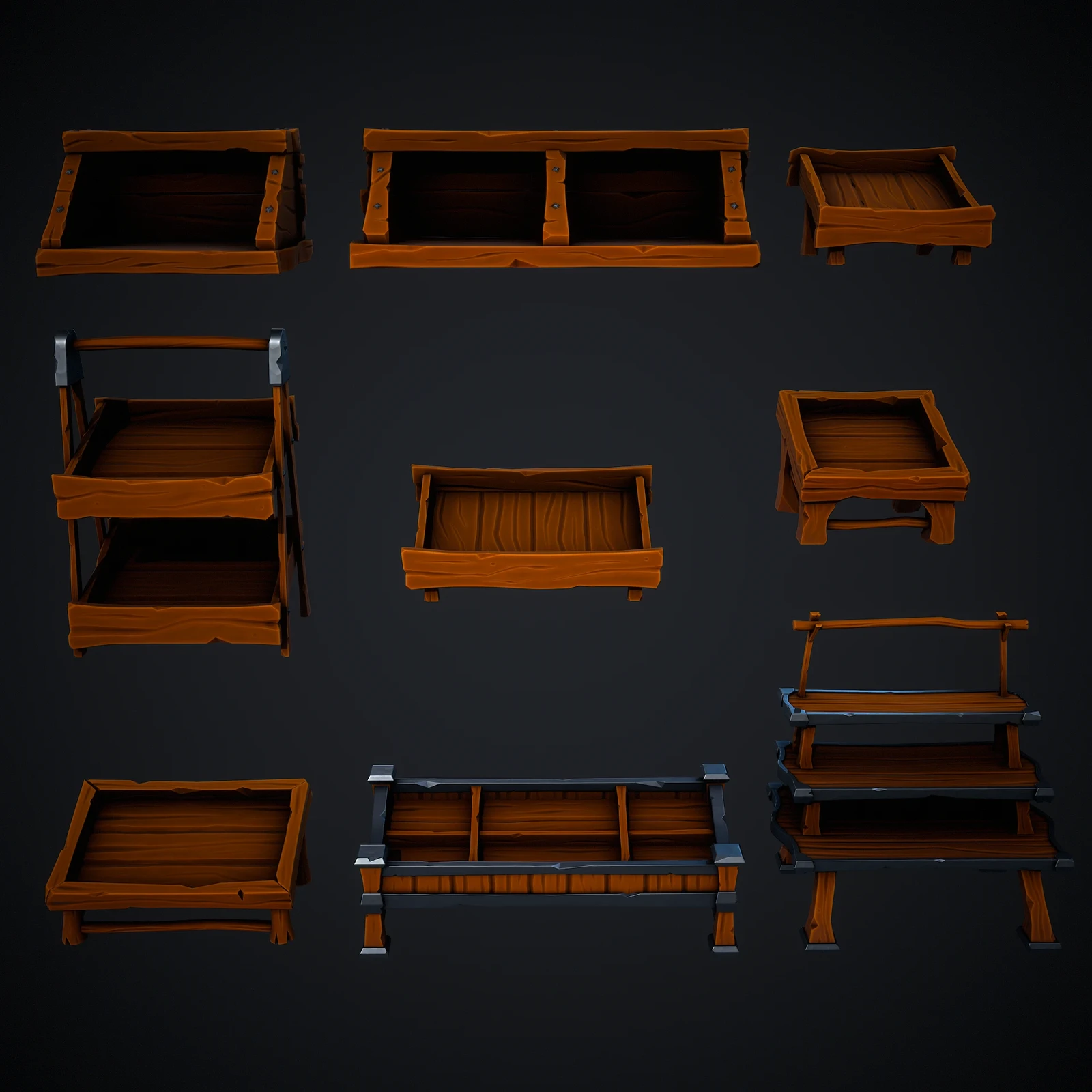 Stylized Fantasy Props - Displays