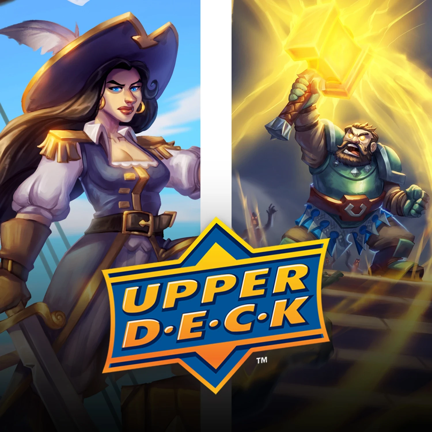 The Upper Deck | Dungeon Draft: Pirates & Paladins Card Illustrations