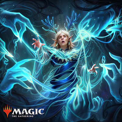 ArtStation - MTG x FINAL FANTASY - Aerith's Curaga Magic | Heroic