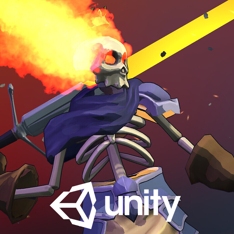 Davy's Art Corner - The Skeleton King - RogueLight (Pirate Jam Entry)