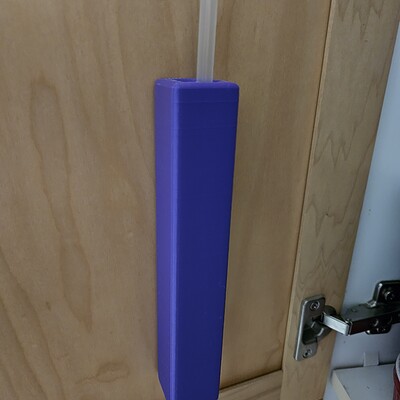 Custom 3D Printed Straw Holder