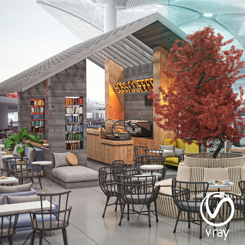 Coffee Shop Archviz