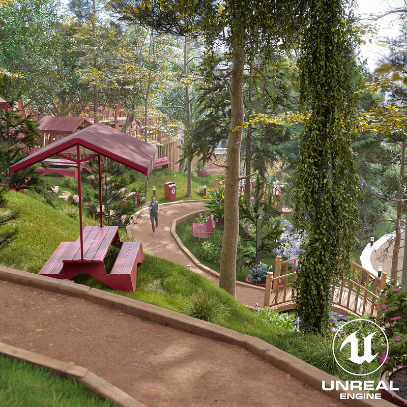 City Park Archviz